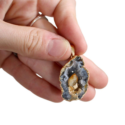 Agate Natural Geode Pendants