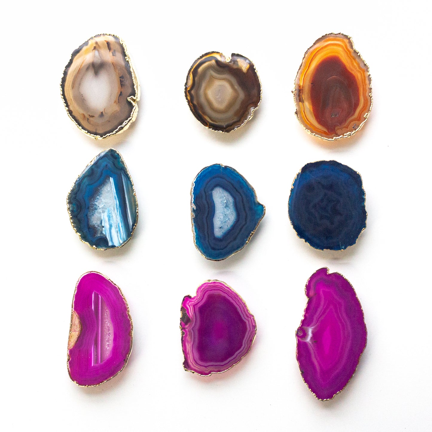 Agate Slice Phone Grips