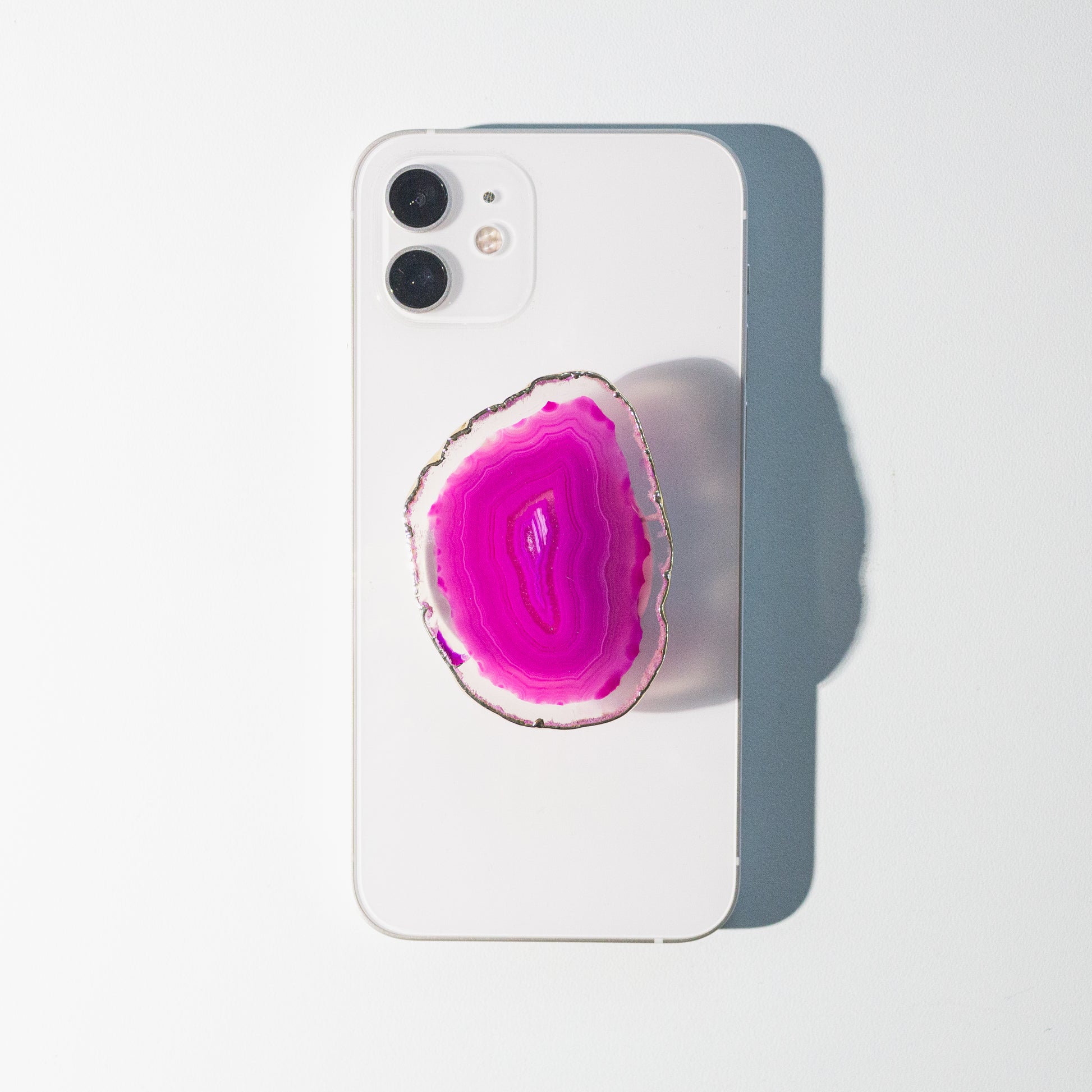 Agate Slice Phone Grips