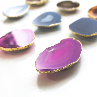 Agate Slice Phone Grips