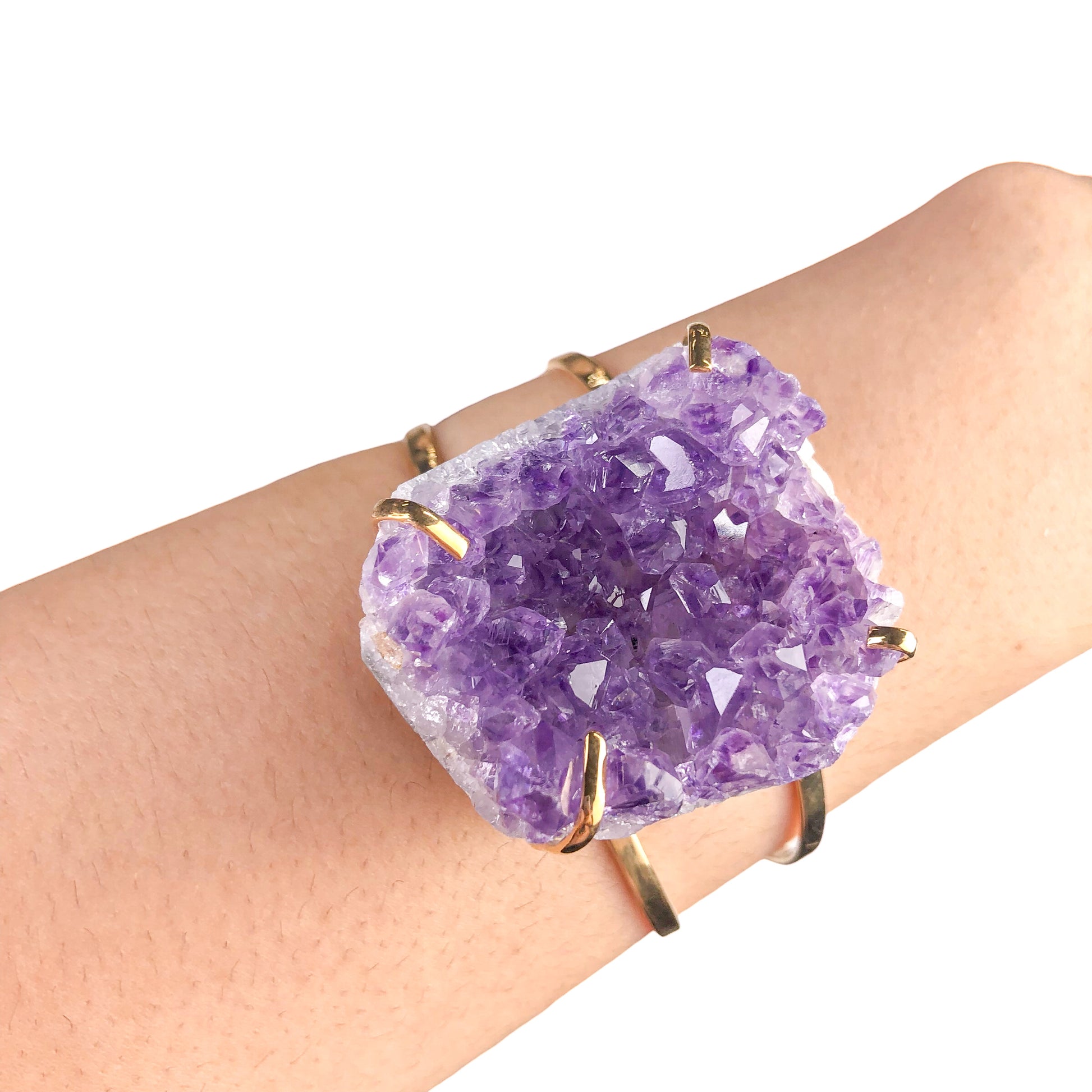 Amethyst Druzy Bracelets