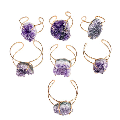 Amethyst Druzy Bracelets