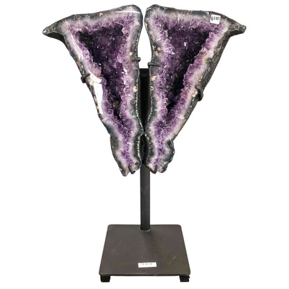 AMETHYST DRUZY BUTTERFLY ON STAND