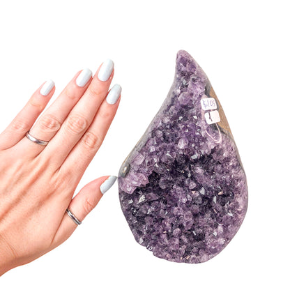 Amethyst Druzy Flames