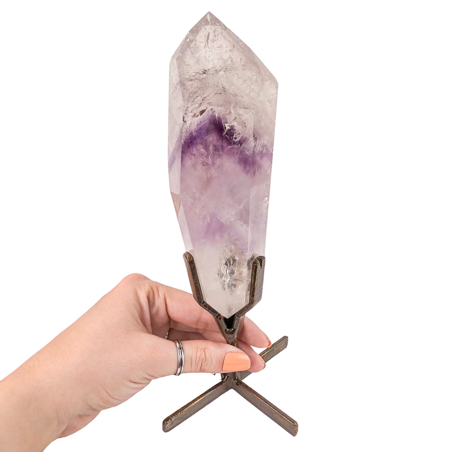 AMETHYST PHANTOM ON STAND