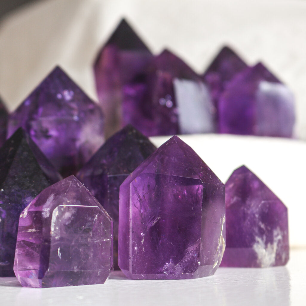 Amethyst Polished Points – Wholesale (Brazil) - Nativa Gems