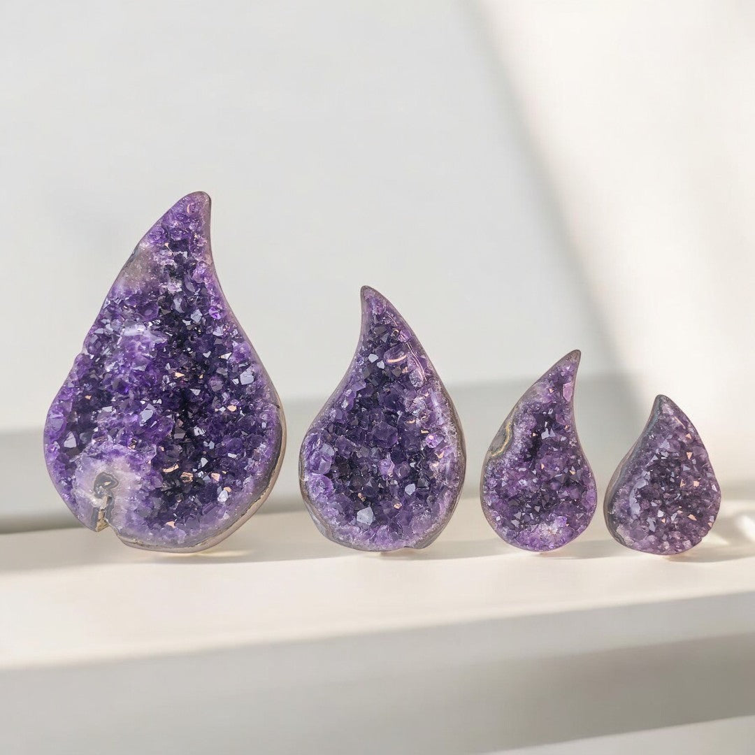 Amethyst Druzy Flames -  Nativa Gems