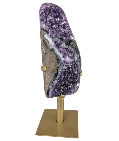 AMETHYST CLUSTER ON STAND - Nativa Gems Brazil