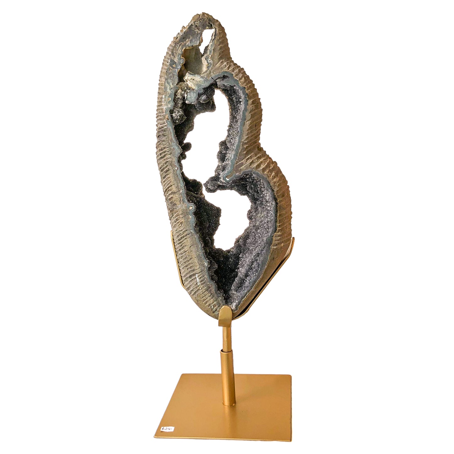 Black Amethyst Portal on Stand