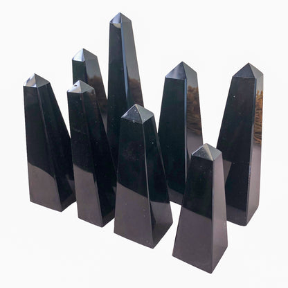 Black Obsidian Obelisks