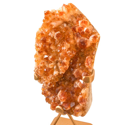 CITRINE CLUSTER ON STAND