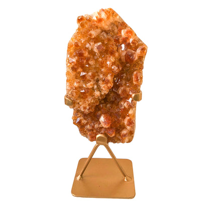 CITRINE CLUSTER ON STAND