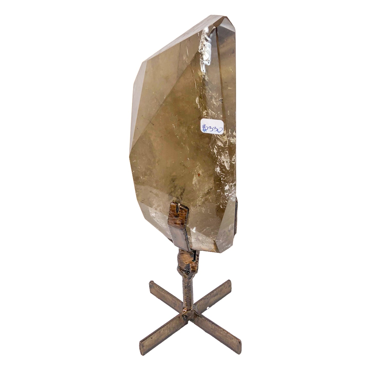 Natural Citrine Free Form on Stand