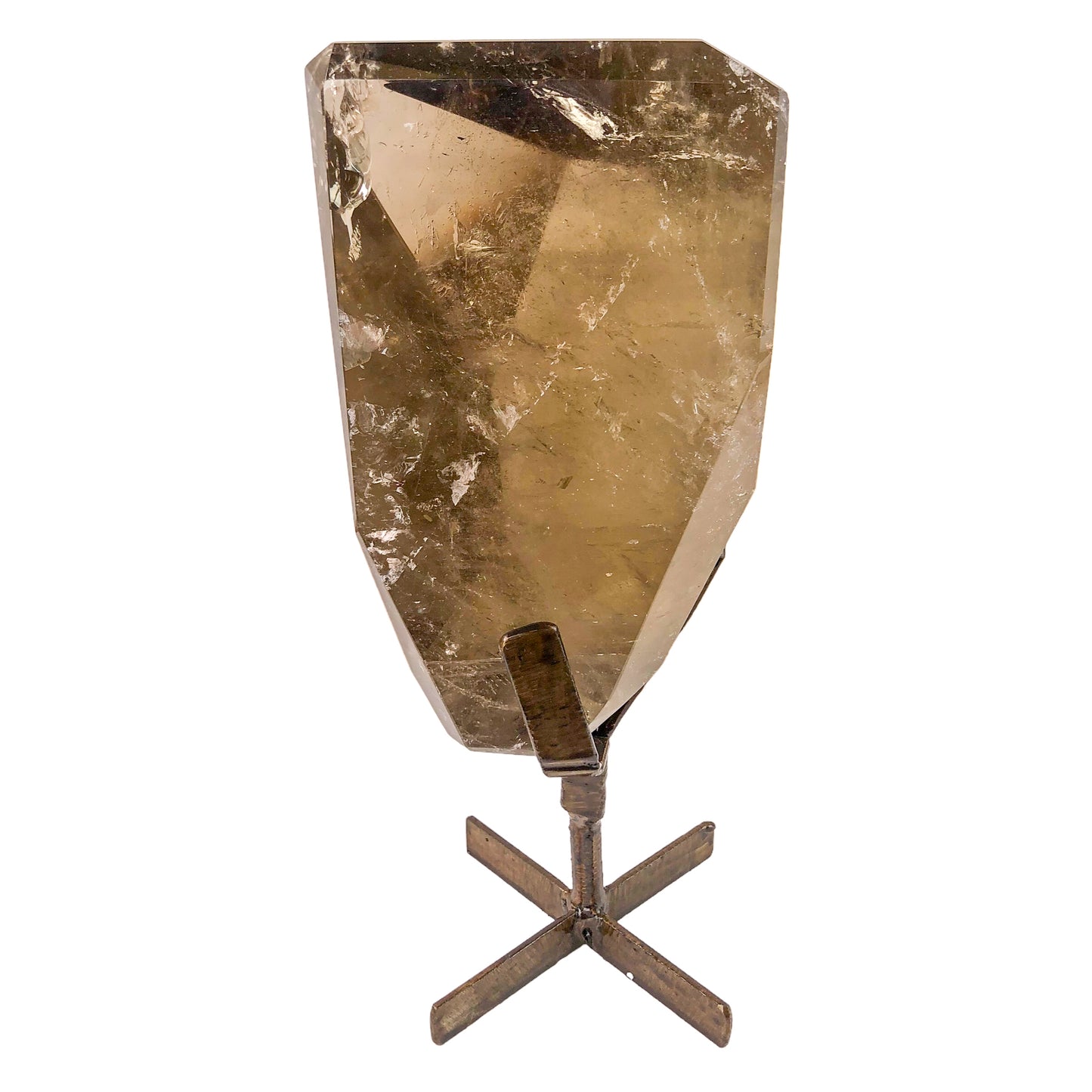 Natural Citrine Free Form on Stand