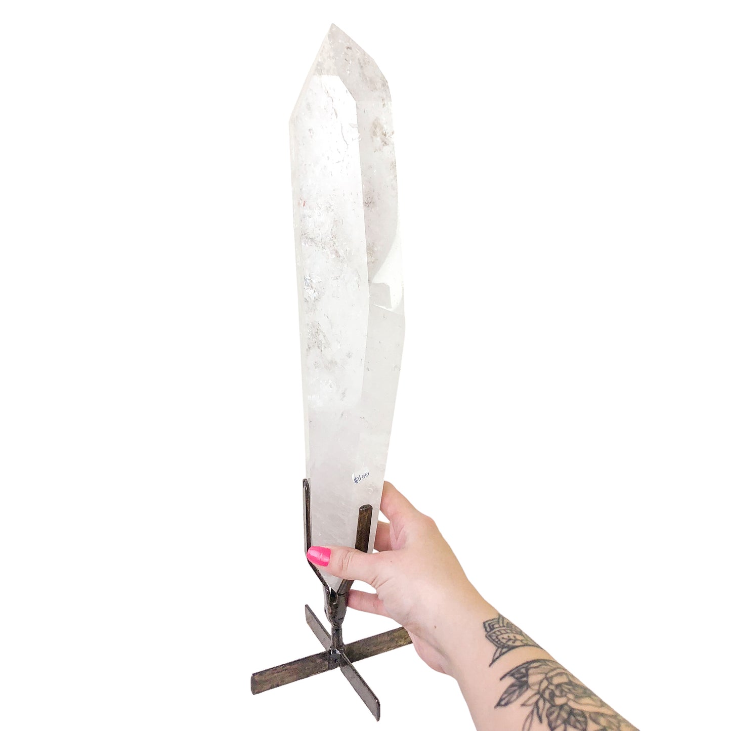 Crystal Lemurian Points on Stand