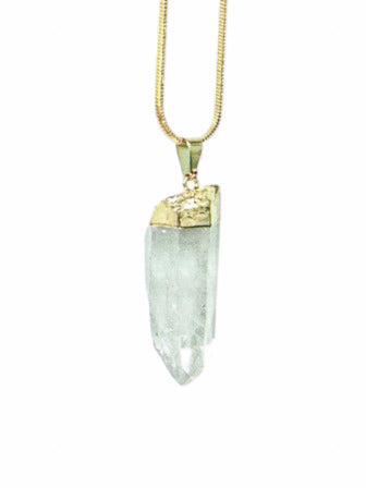 Clear Quartz Rough Pendants