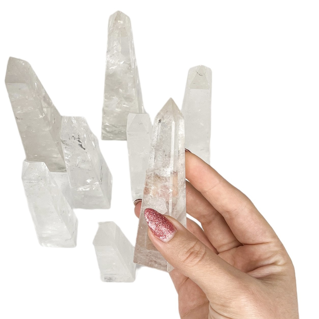 Clear Quartz Obelisks - Nativa Gems