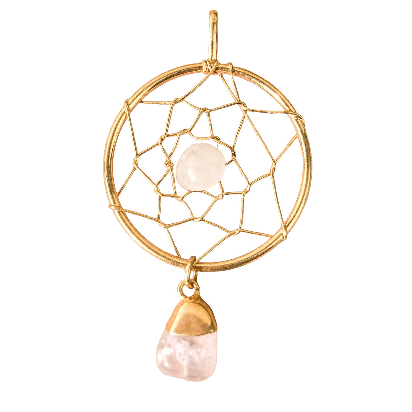 Dangle Point Dream Catcher Pendants - Nativa Gems