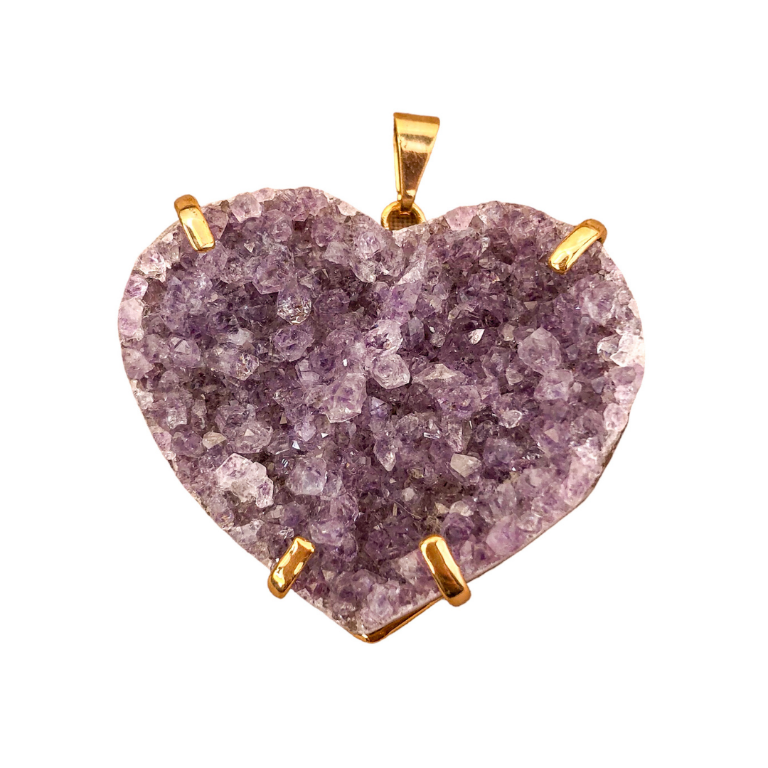 DRUZY HEART PENDANTS - Nativa Gems