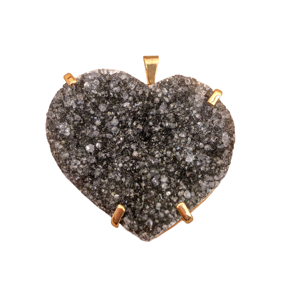 DRUZY HEART PENDANTS - Nativa Gems