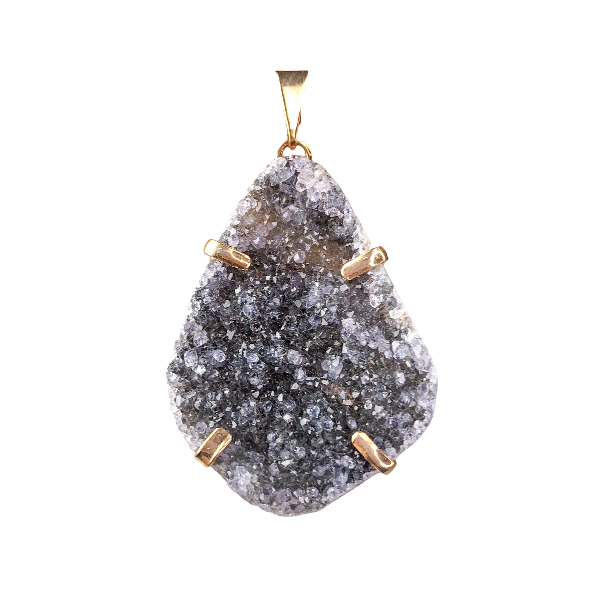 Druzy Pendants