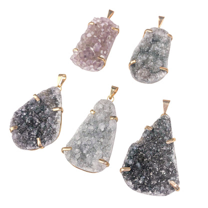 Druzy Pendants