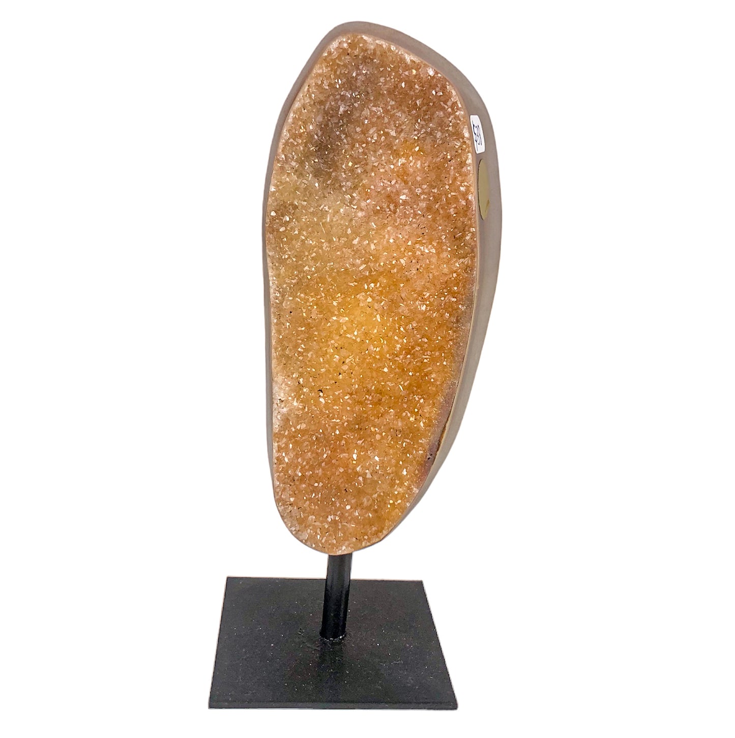 AGATE DRUZY ON STAND - Nativa Gems Brazil