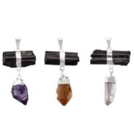 Black Tourmaline Pendants - Nativa Gems