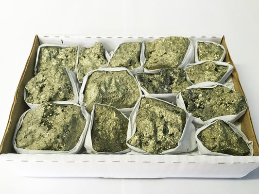 PYRITE ROUGH - FLAT BOX