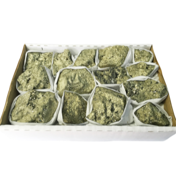 PYRITE ROUGH - FLAT BOX