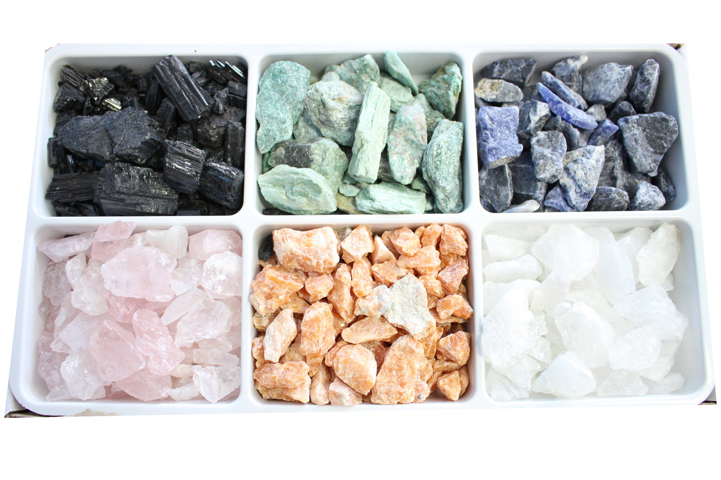 MIXED ROUGH STONES - 6 STONES