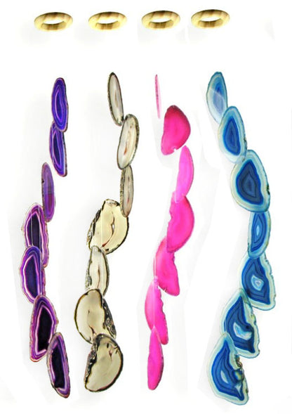 WIND CHIMES - AGATE SLICES