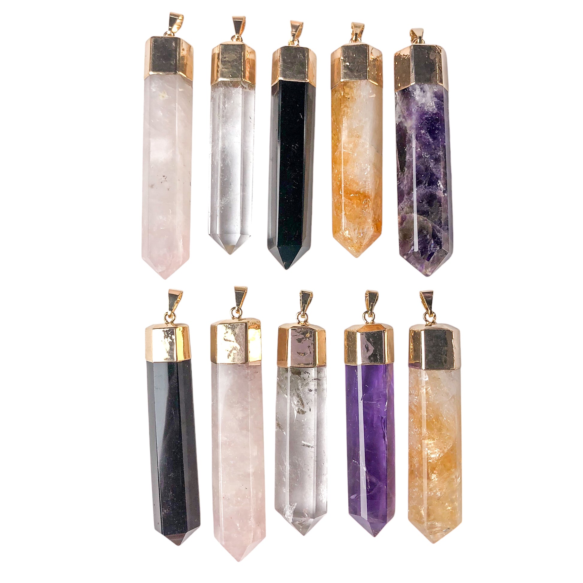 Quartz Point Pendants