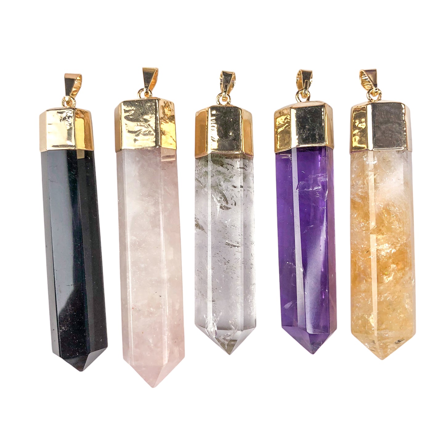 Quartz Point Pendants