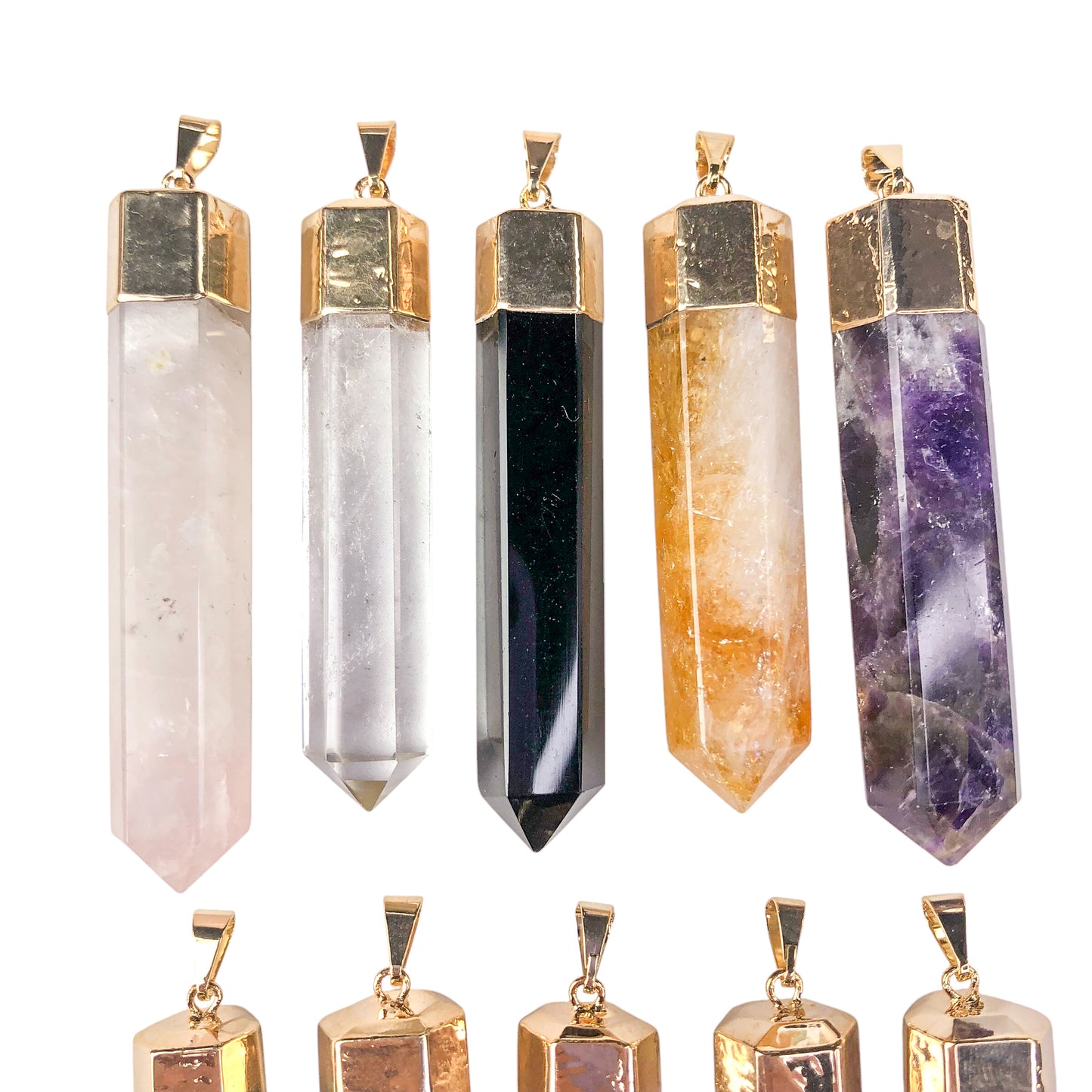 Quartz Point Pendants