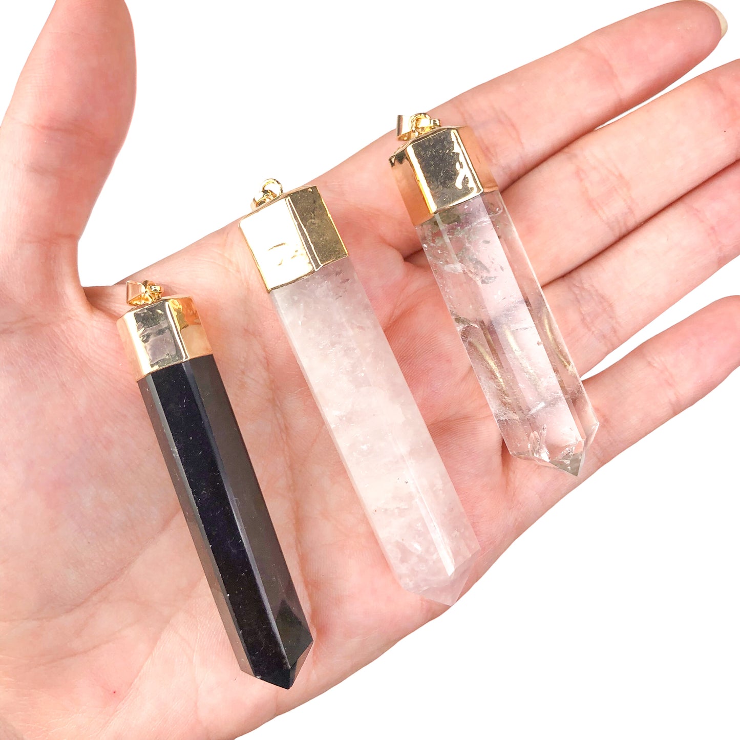 Quartz Point Pendants