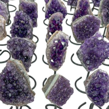 MINI AMETHYST ON STAND - EXTRA QUALITY