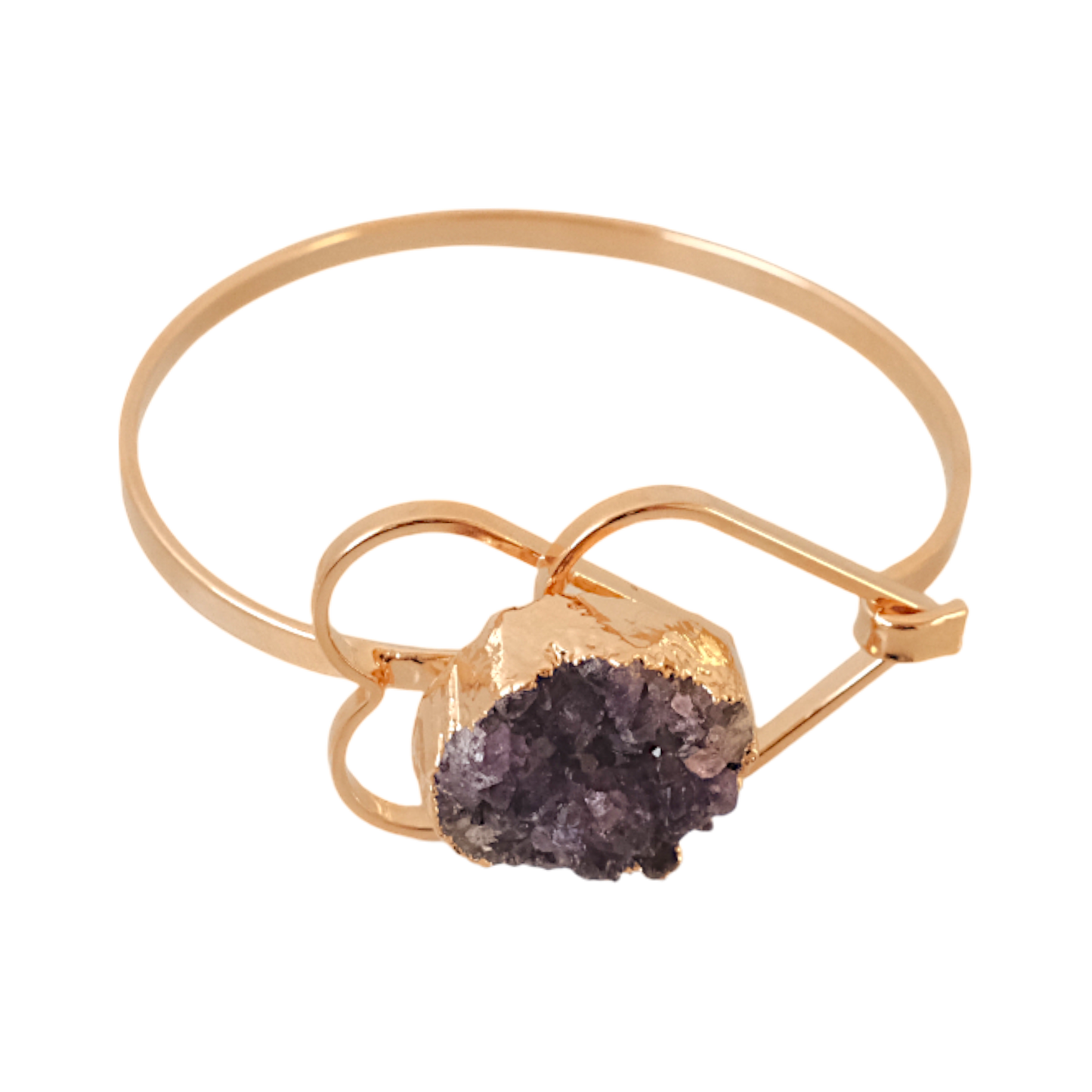HEARTS WITH AMETHYST BRACELETS