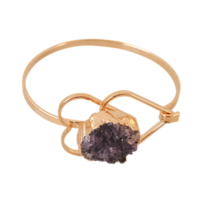 HEARTS WITH AMETHYST BRACELETS