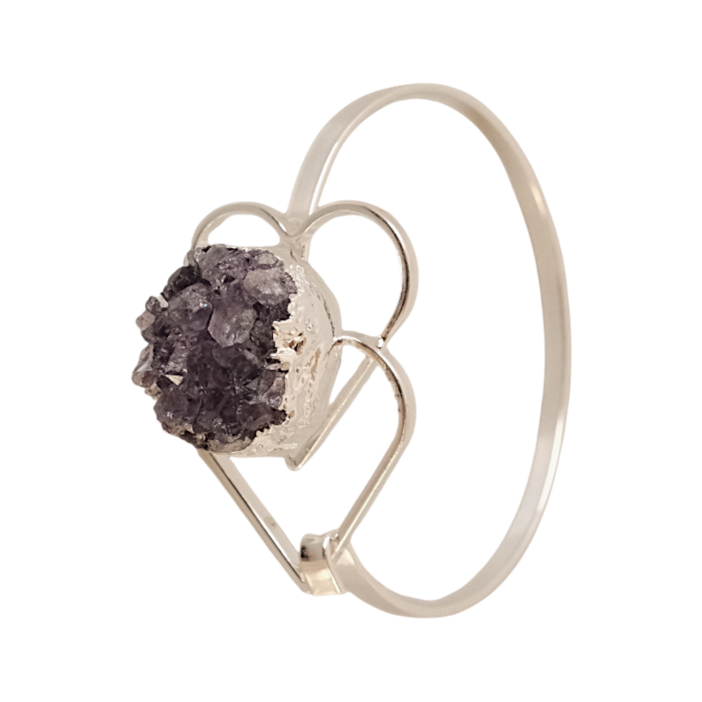 HEARTS WITH AMETHYST BRACELETS