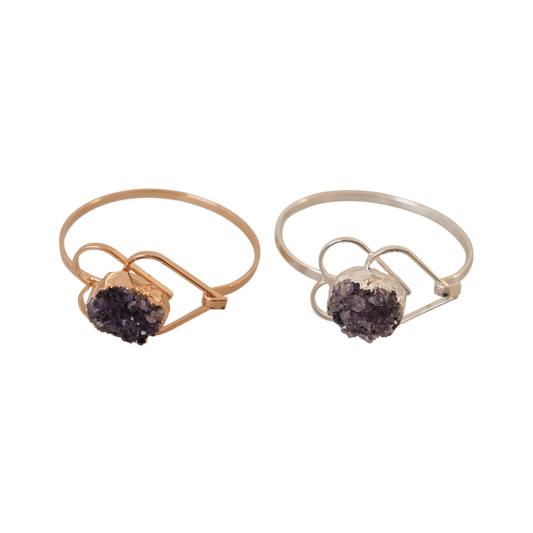 HEARTS WITH AMETHYST BRACELETS