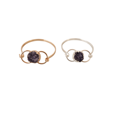 Circles WITH AMETHYST BRACELETS
