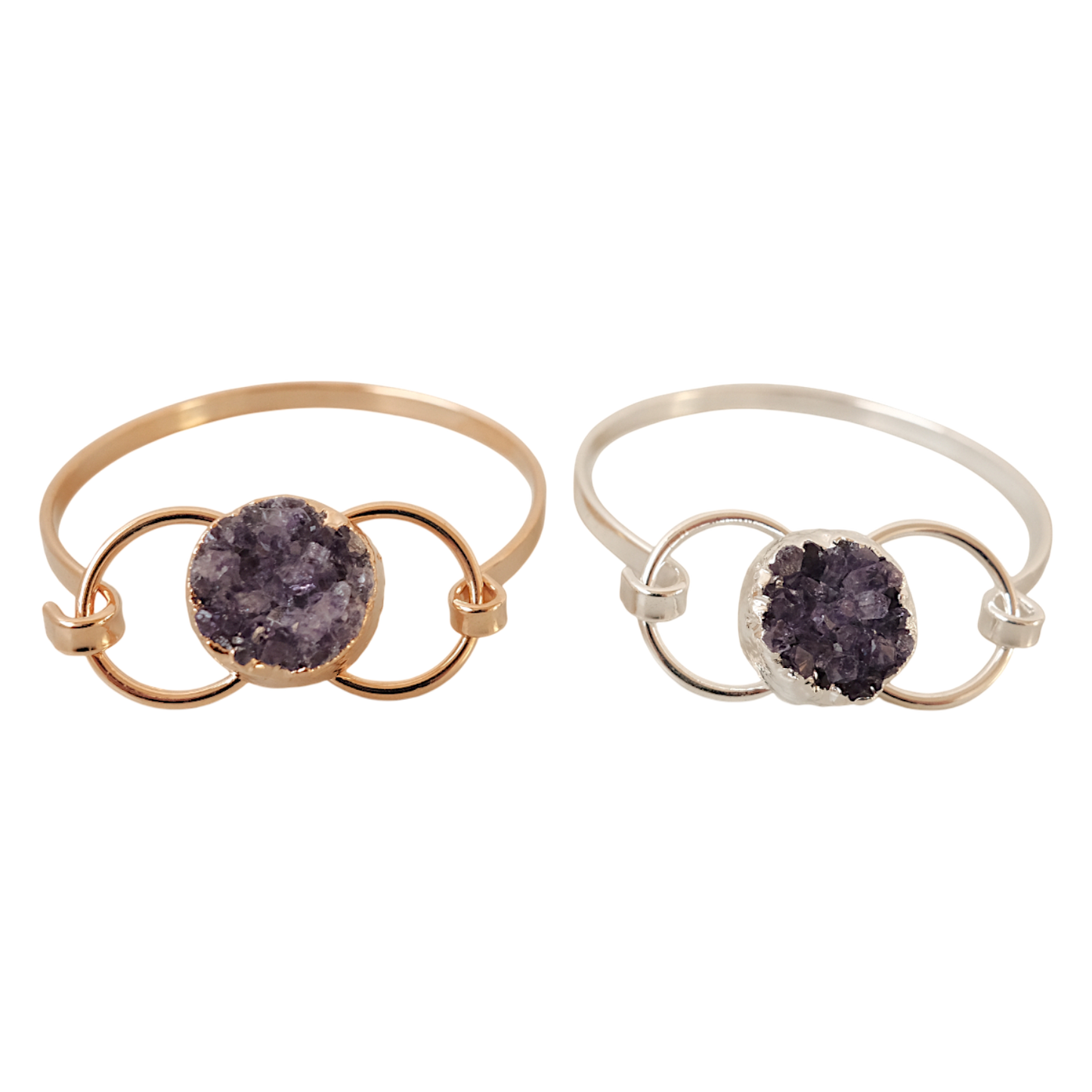 Circles WITH AMETHYST BRACELETS