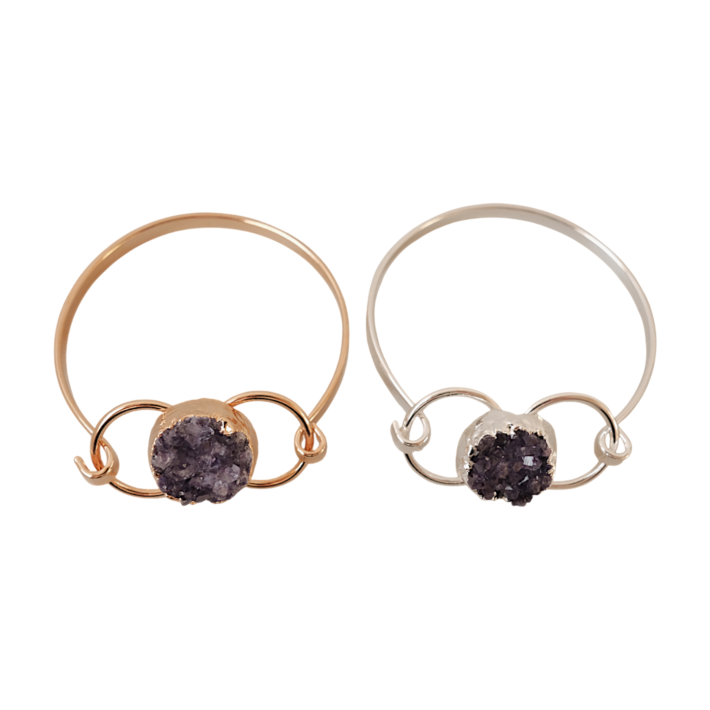 Circles WITH AMETHYST BRACELETS