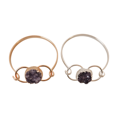 Circles WITH AMETHYST BRACELETS