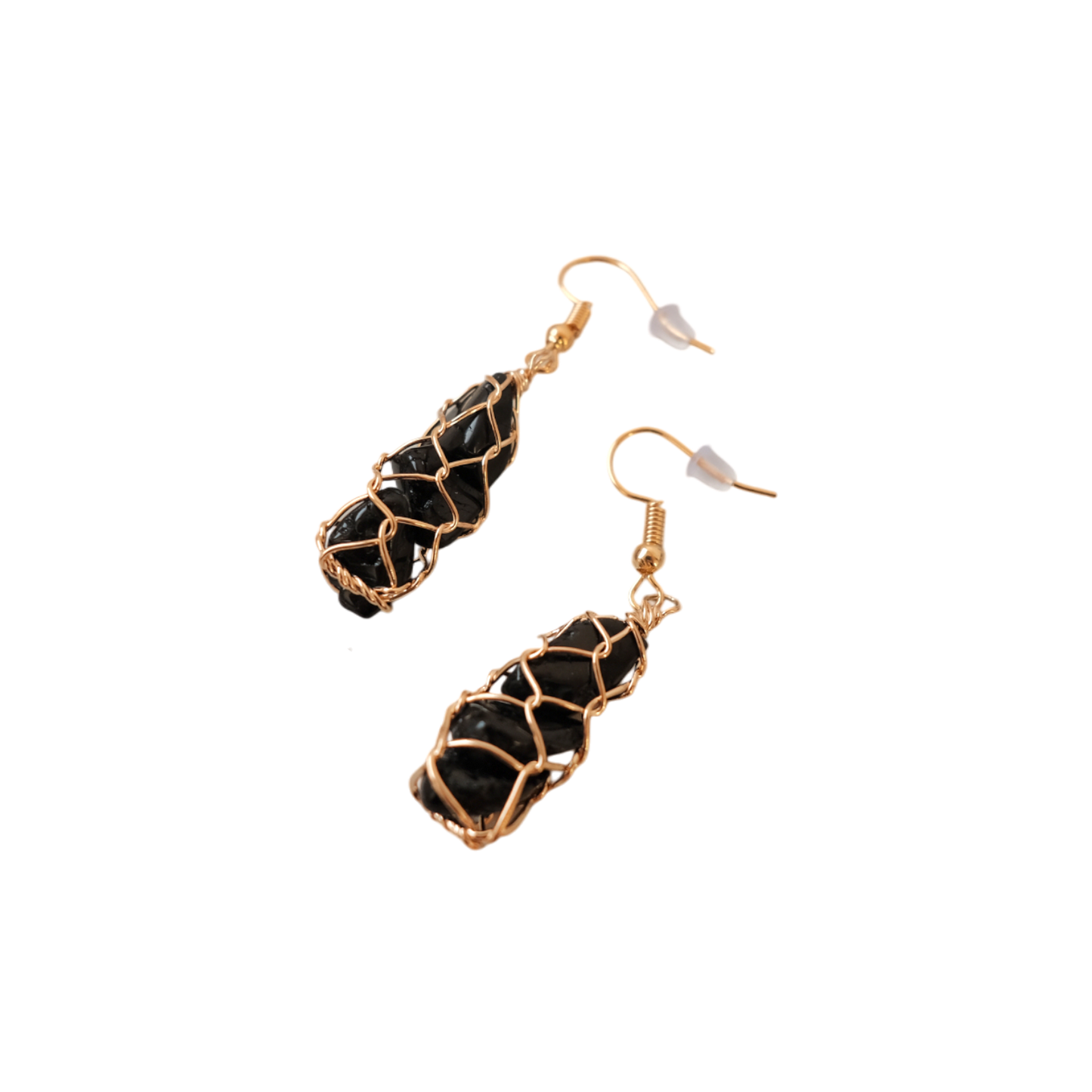 STONES BAG EARINGS