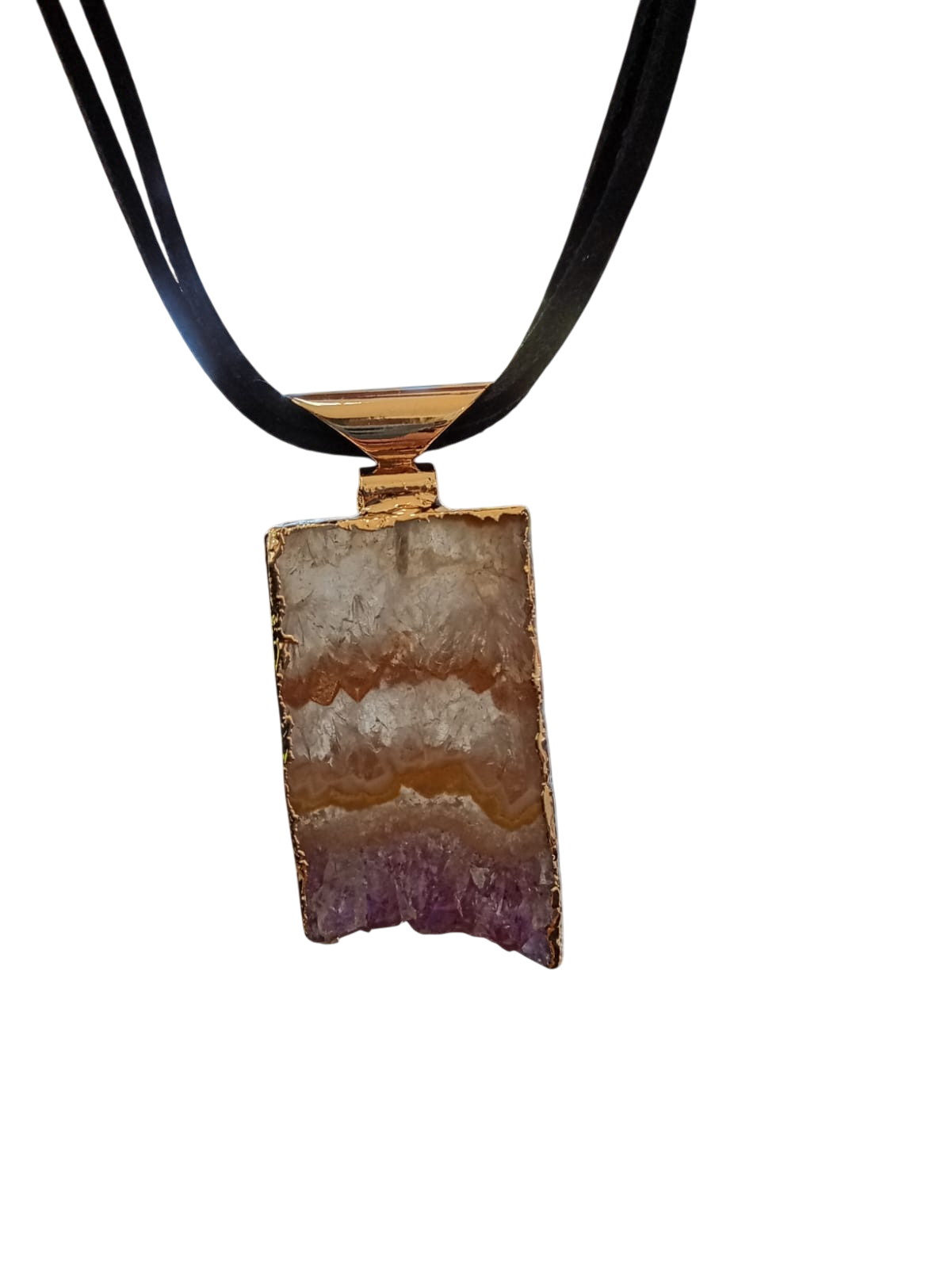 AMETHYST 3 SIDES PLATED SLICE