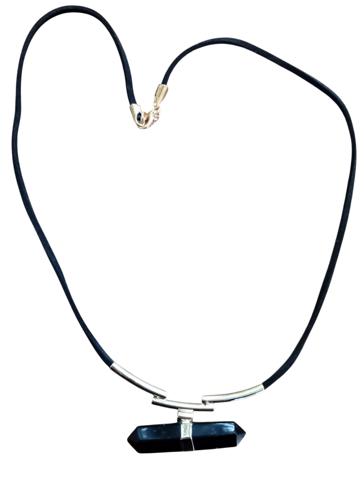 Double terminated quartz - single line
