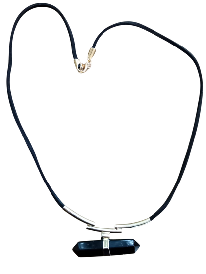 Double terminated quartz - single line