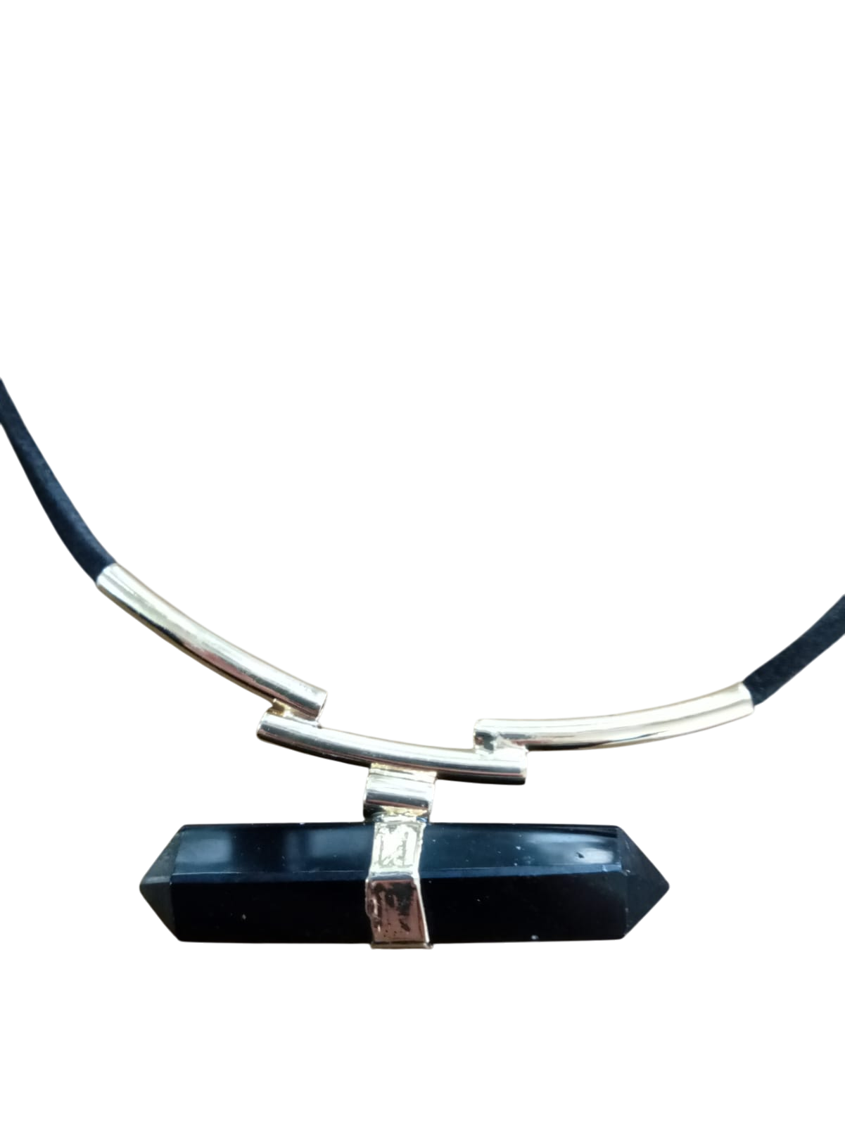 Double terminated quartz - single line